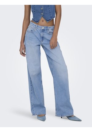 MIT WEITEM  - Wide leg - light blue denim