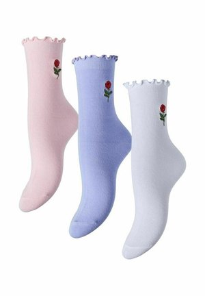 PCJORA 3 PACK - Strømper - bright white