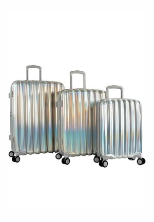 ASTRO 4 ROLLEN 3-TEILIG MIT DEHNFALTE - Kofferset - silver