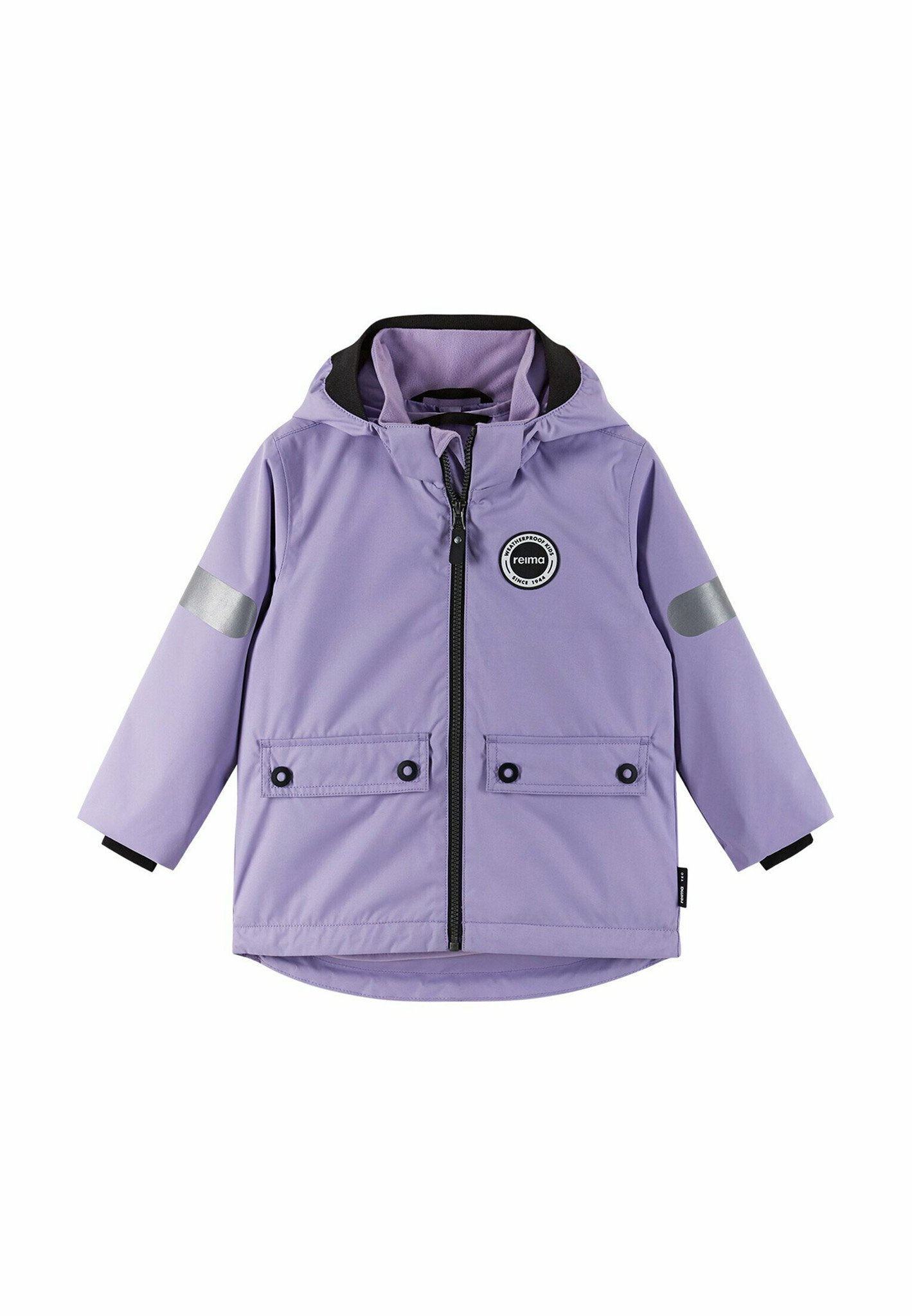 Veste De Pluie Enfant Imperméable Léger - Capuche Amovible, Poches Zippées - Taille 130 à 160 - 4