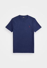 CUSTOM SLIM FIT JERSEY CREWNECK T-SHIRT - T-shirts basic - marine