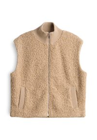 RELAXED FIT - Weste - macadamia