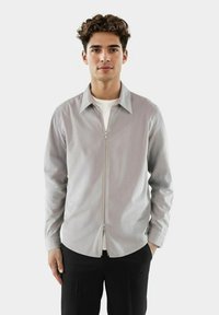 ADEN ZIP - Skjorta - light grey
