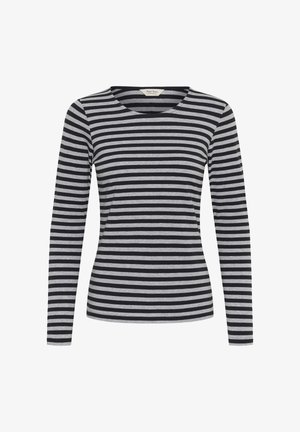 Part Two, NEMAJASPW TS - T-shirt à manches longues - dark navy stripe