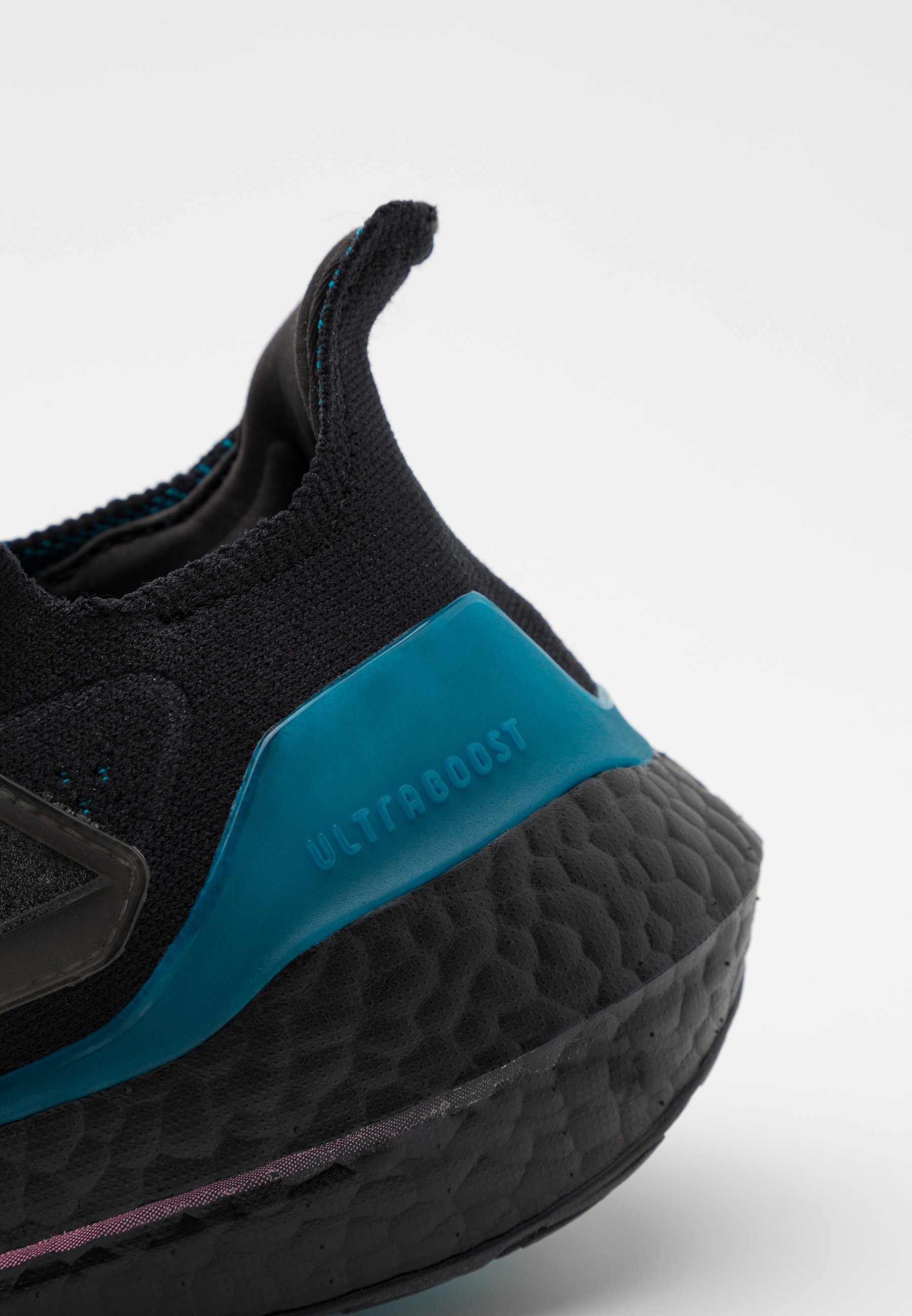 adidas Performance ULTRABOOST 21 - Hardloopschoenen neutraal - core  black/carboctive teal/Zwart - Zalando.nl