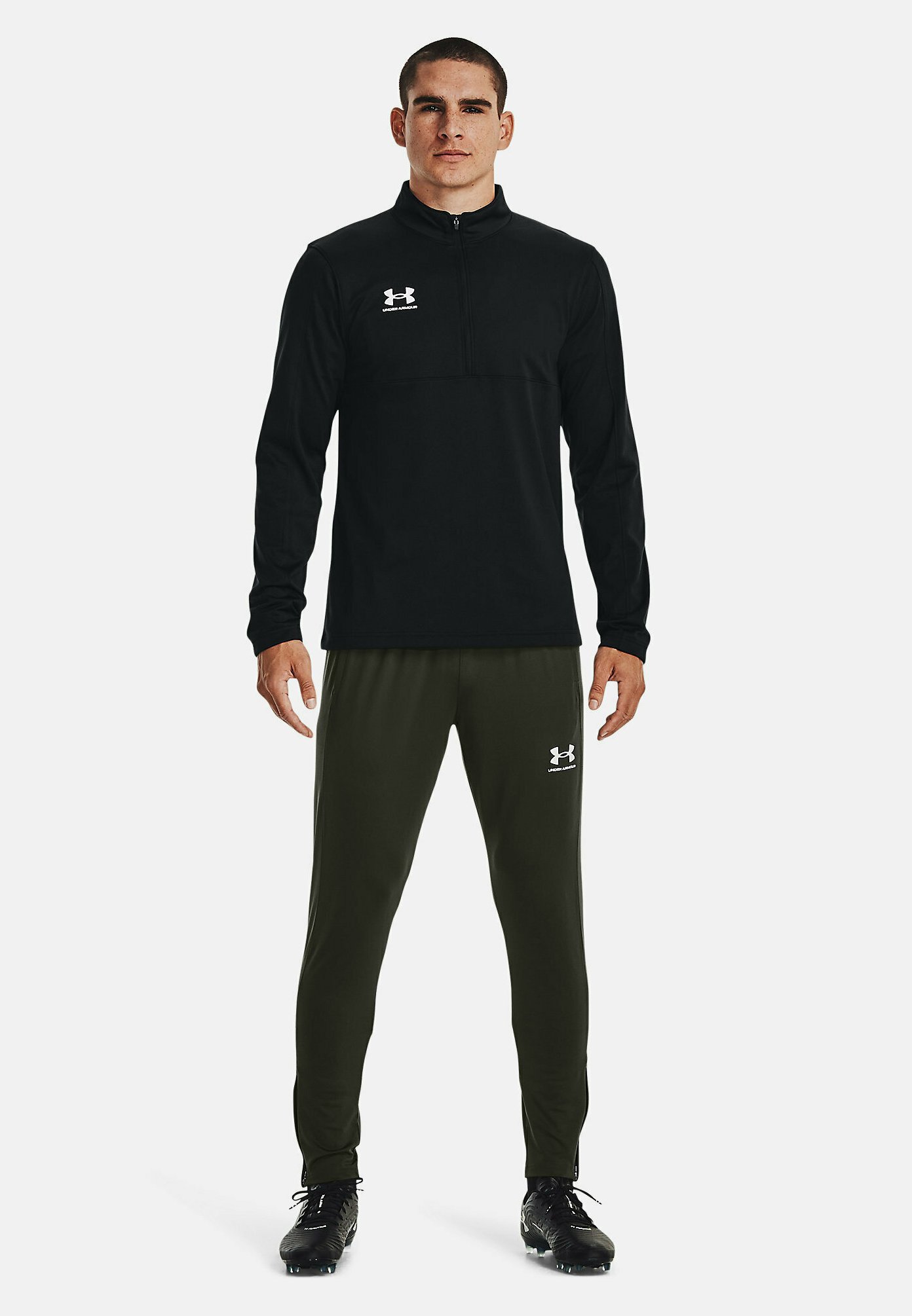 Under Armour CHALLENGER - Trainingsbroek - baroque green/groen - Zalando.nl