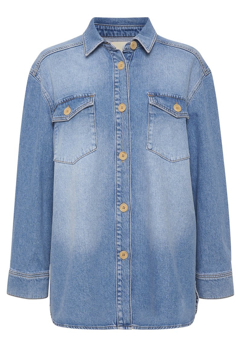 Part Two Overhemdblouse lichtblauw denim