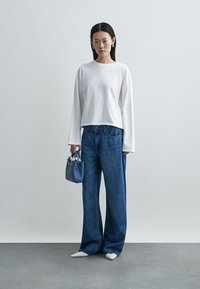 rag & bone KELLY BOXY - Long sleeved top - white