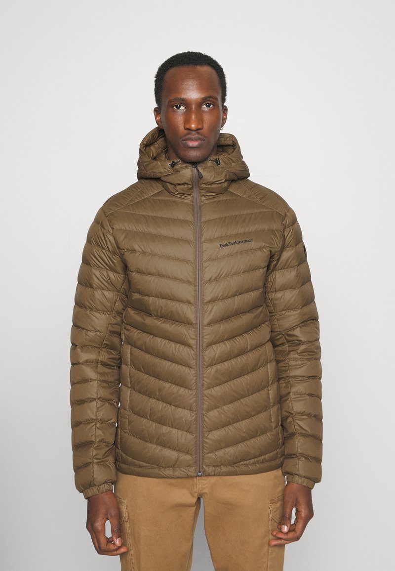 Peak Performance FROST HOOD JACKET Down jacket brown Zalando.co.uk