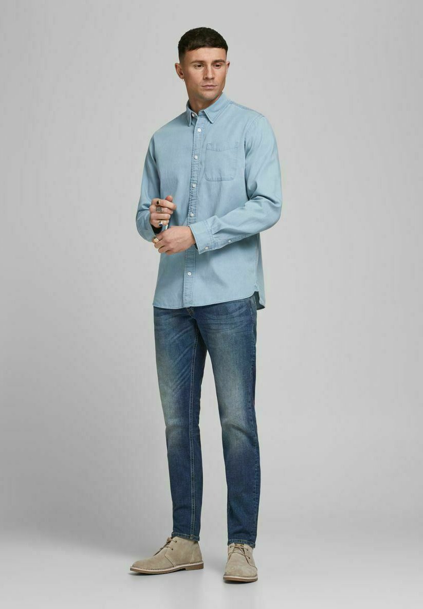 Jack \u0026 Jones Camicia - faded denim/celeste - Zalando.it