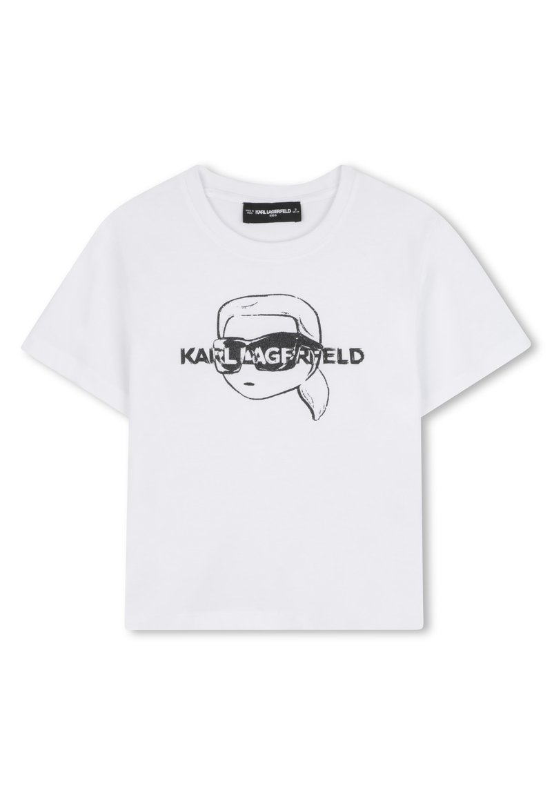 KARL LAGERFELD KIDS T-shirt print wit KARL LAGERFELD KIDS T-shirt print wit