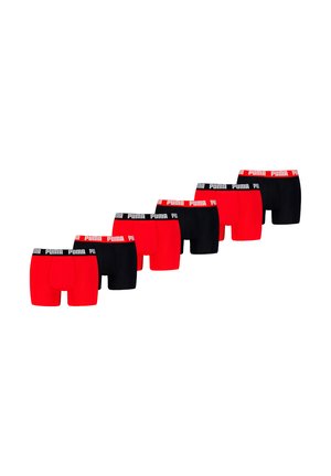 6ER PACK - Boxer Briefs - black red