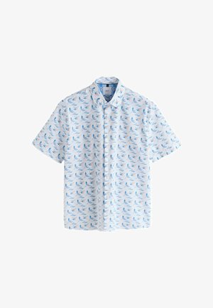 Next, REGULAR FIT - SHORT SLEEVE SHIRT . - Skjorter - white parrot