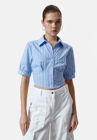 Koton CROP - Camicia - blue