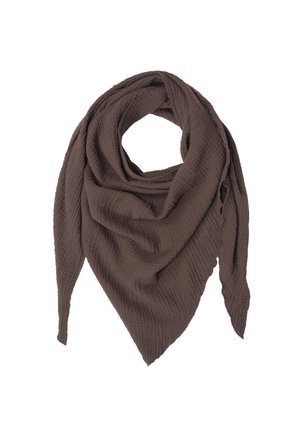 LUISA MUSSELIN DREIECK - Foulard - espresso