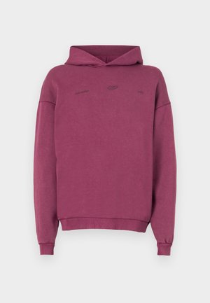 BOXY HOODIE UNISEX - Sweatshirt - vintage red