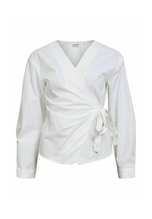 Object, BLOUSE WRAP TIE - Bluse - cloud dancer