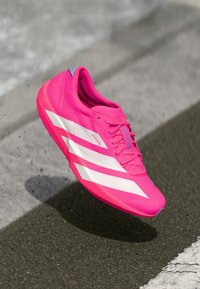 adidas Performance ADIZERO ADIOS 9 - Road running shoes - shock pink/metallic/silver violet