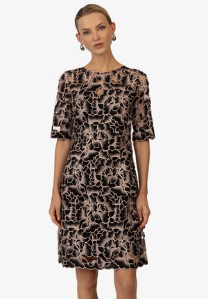 Cocktail dress / Party dress - schwarz pink