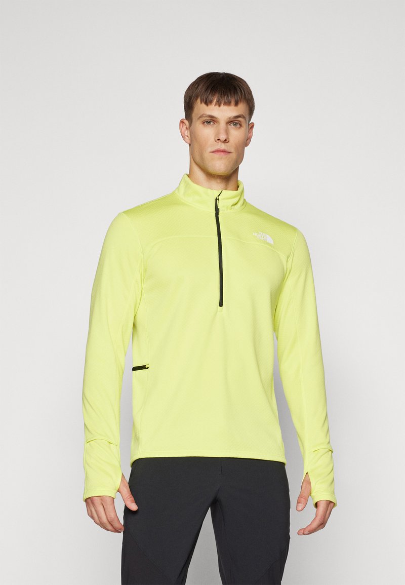 The North Face M WINTER WARM PRO 1/4 ZIP - Ilgarankovis viršutinės dalies drabužis - firefly yellow