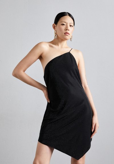 Et Ochs ASPEN CRYSTAL MINI DRESS - Koktélruha / Partiruha - black