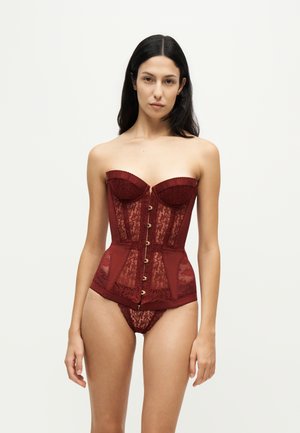 Agent Provocateur MERCY CORSET - Corset - burgundy