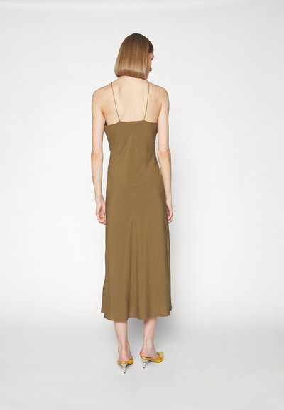 DESIGNERS REMIX EXCLUSIVE VALERIE HALTER LONG DRESS - Cocktail φόρεμα / Φόρεμα για πάρτι - olive