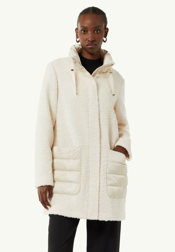 Wintermantel - helles beige