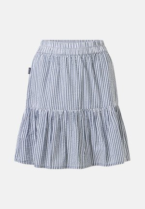 Seaside, MARINA SEERSUCKER SHORT SKIRT W - A-Linien-Rock - navy stripe