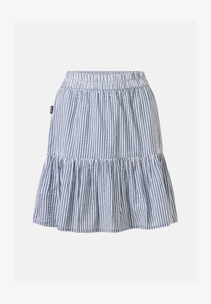 Seaside, MARINA SEERSUCKER SHORT SKIRT W - A-Linien-Rock - navy stripe