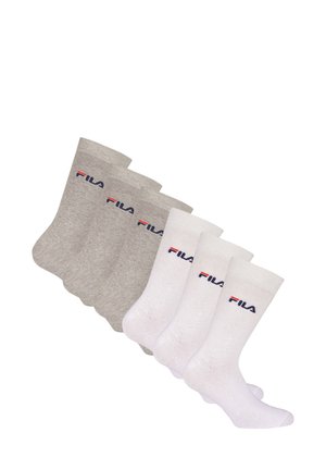 Fila UNISEX  6ER PACK - STRÜMPFE, STREET, LIFESYLE - Sportsstrømper - grau/weiß
