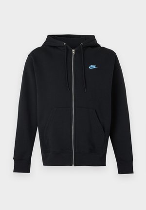 Nike Sportswear, M NK CLUB BB FZ HOODIE - Φούτερ με φερμουάρ - black/football blue
