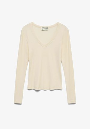 Vero Moda, BLOUSE AWDREAM TOP - Langærmet T-shirt - whitecap gray