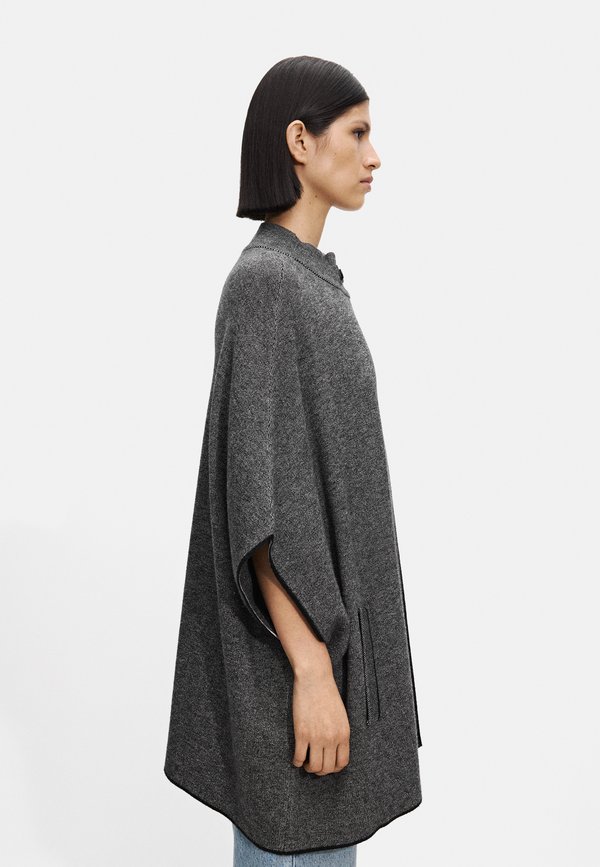 PONCHO WITH HIGH NECK - Cape4