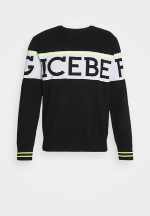 Strickpullover - black