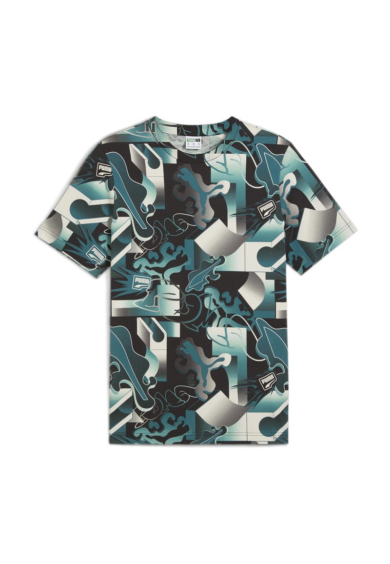 Puma Print T-shirt - black