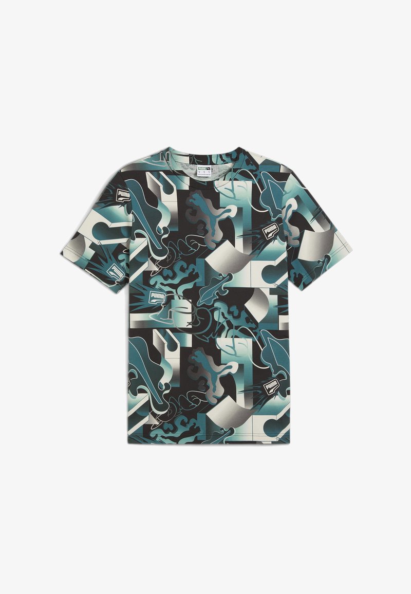 Puma Print T-shirt - black