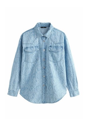 Skjortebluser - dark-blue denim