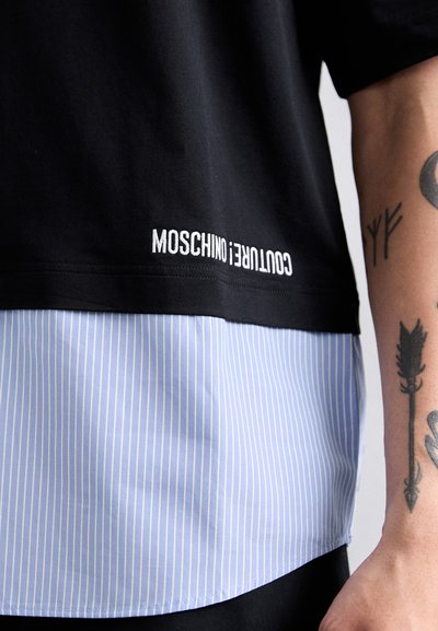 MOSCHINO T-shirt imprimé - fantasia nero