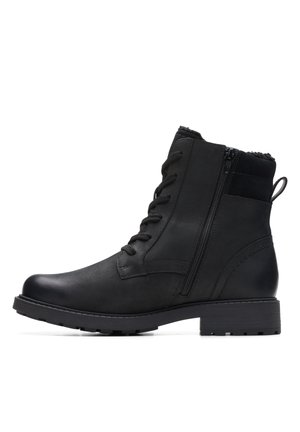 ORINOCO - Botas para la nieve - black wlined lea