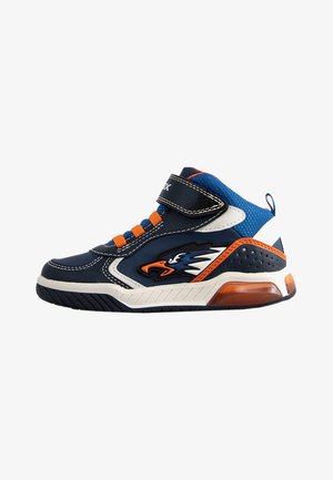 Sneakers hoog - navy/orange
