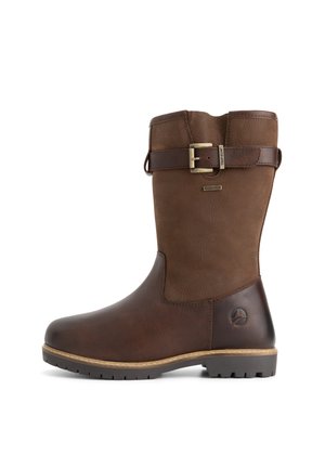 Cowboy-/Bikerlaarsjes - dark brown