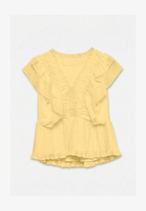 Vero Moda, BLOUSE VMDORA TOP - Pluus - pale banana