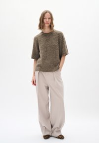 InWear HARRIET - Pamata T-krekls - sandy grey melange