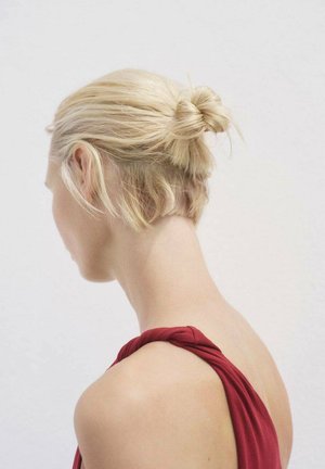 ASYMMETRICAL WITH GATHERED STRAP - Maxi dress - bordeaux