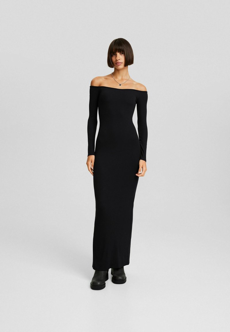 Bershka Maxi dress black Zalando.ie
