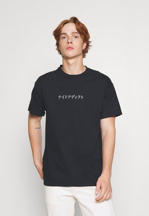 Print T-shirt - black
