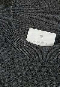 Jack & Jones PREMIUM JPRBLAMILANO STITCH CREW NECK  - Džemperis - dark grey melange