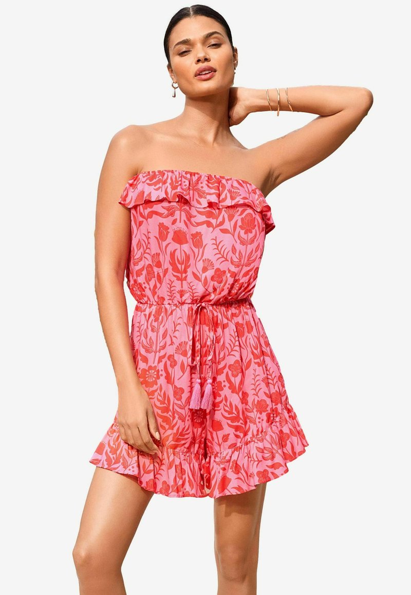 Lipsy HOLIDAY RUFFLE  - REGULAR FIT - Overal - pink