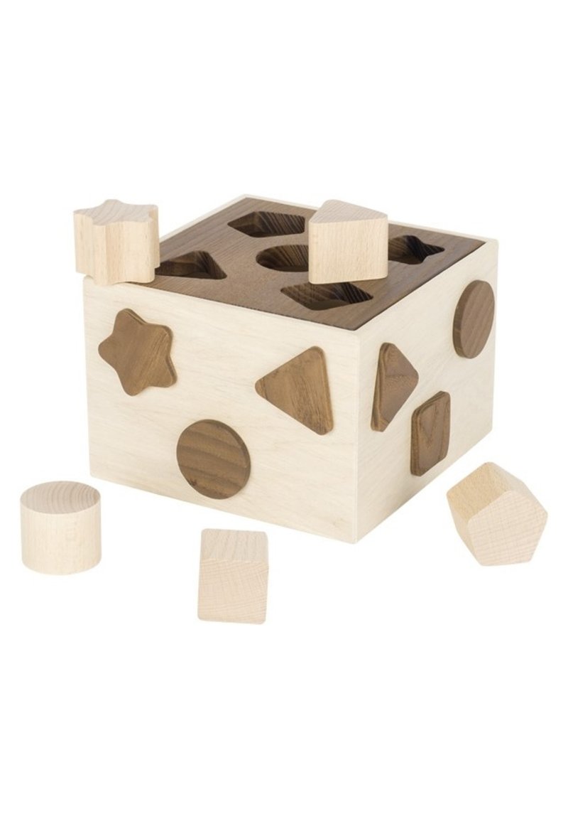 Goki SORT BOX GOKI NATURE - Holzspielzeug - dark brown/dunkelbraun ...